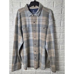 Tommy Bahama Indigo Palms Fireside Modesto Plaid Men XXL Winds Breath NWT $148